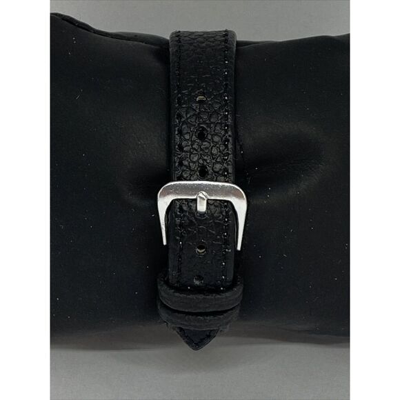 Fossil ES3707 Women's Black Leather Rose Analog Dial Quartz Wrist Watch KS520 - Picture 6 of 12